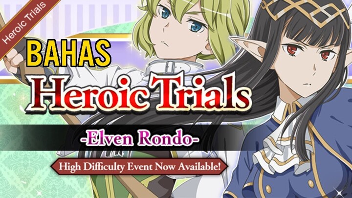 Bahas Heroic Trials Elven Rondo | DanMachi Memoria Freese