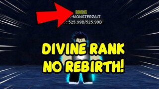 DIVINE RANK WITH NO REBIRTH USING UNREAL CLASS! | A Hero's Destiny