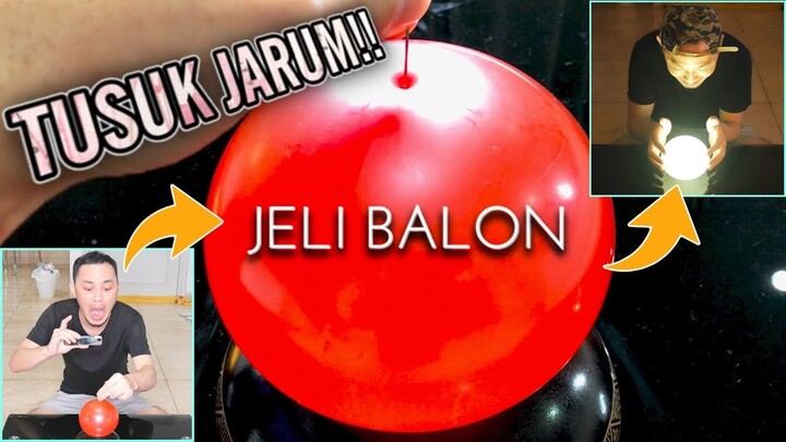Bikin BOLA KRISTAL pake JELI dan BALON!!