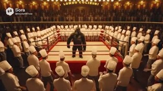 100 British Chef's 👨‍🍳 vs 1 Gorilla 🦍 [Sora]