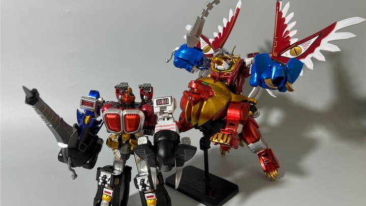 Hyakju Sentai smp Shokukan Bark Knight และ Centaur หล่อมากขึ้นหลังจากอัปเดตสีเสริม