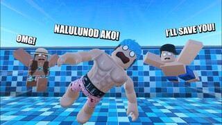 Water Park | ROBLOX | SWIMMING WITH FANS GINAWA PA KONG SALBABIDA!