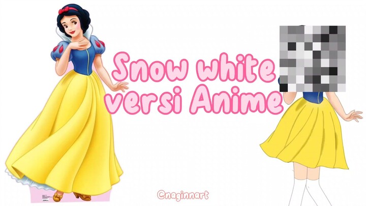 disney princess ala anime nih 😁