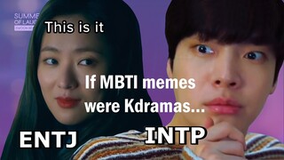 K-dramas as MBTI memes (Kdrama funny moments / TRY NOT TO LAUGH | ENG SUB