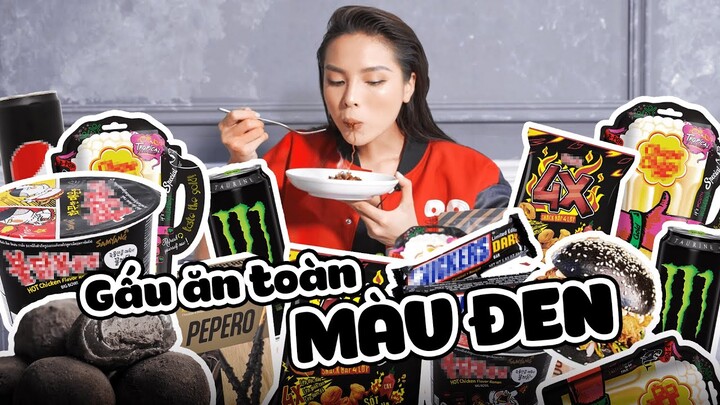 Cheat Day - Duyên ăn gì? l #3: Thử thách ăn toàn màu đen của Gấu Béo