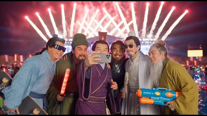 The high-ranking officials of Shu Han have a blast in the modern era!