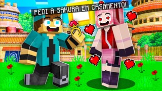 Eu me CASEI com a SAKURA no Minecraft!