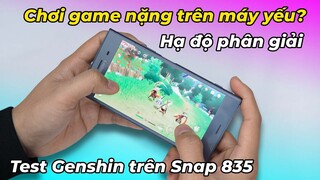 Cách chơi game nặng trên máy cùi! Quẩy Genshin Impact trên Snap 835!