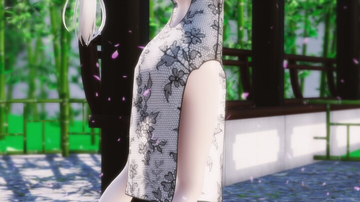 [Cheongsam weak sound] Enjoy the silky and real light and shadow,