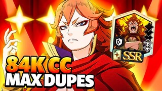 84K CC MAX DUPED MEREOLEONA W/ SKILL PAGE IS A POWERHOUSE IN GLOBAL PVP! | Black Clover Mobile