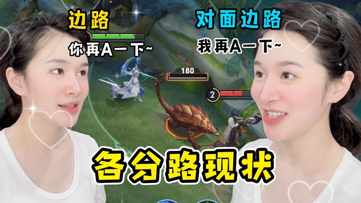 Hiện trạng của từng đường trong mùa giải hiện tại
