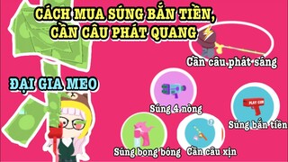 PLAY TOGETHER | CÁCH MUA SÚNG BONG BÓNG 4 NÒNG, CẦN CÂU PHÁT QUANG…