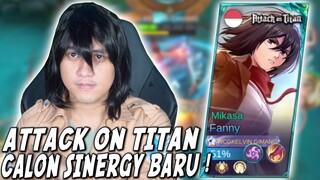 FANNY TITAN MODE IS REAL ! SKIN COLLAB PALING GUA TUNGGU !!! MLBB X ATTACK ON TITAN !!