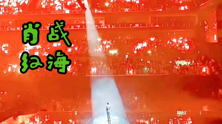 The whole process of "Xiao Zhan" Starlight Awards lighting up the Red Sea