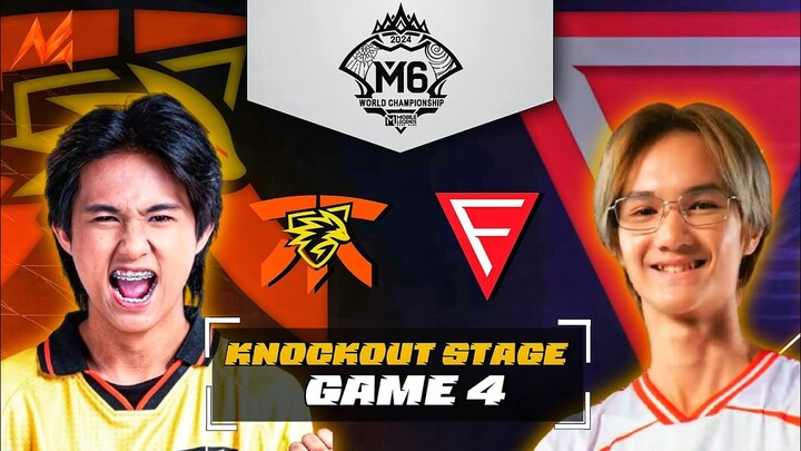 FNATIC ONIC PH vs FALCON ESPORTS GAME 4 | M6 KNOCKOUT STAGE DAY 2