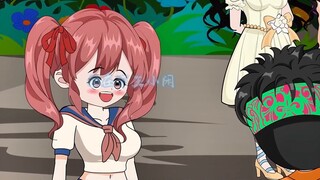 Episode 6 of "Desert Island Girls", discovering the true identity of the stewardess
