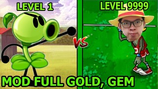 Đậu Liên Thanh Repeter Vs Nhảy Sào - Plants vs Zombies #7 Mod Full Gem - Hoa quả nổi giận - Thành EJ