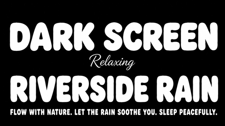 I Could Sit by This River and Listen to the Rain for Hours 🌧️🌊 | Riverside Rain Sounds