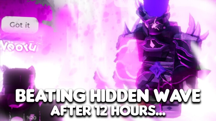I BEAT HIDDEN WAVE IT TOOK 12 HOURS... (Tower Defense Simulator) | Roblox