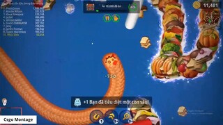 Worms Zone.io Rắn Săn Mồi #095 _ Noel tới rồi chơi rắn săn mồi thôi các bạn _ 12