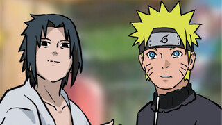 Sasuke's look... there is a story