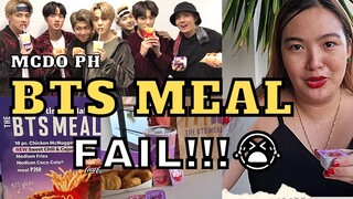 BTS Meal McDonalds Philippines Review FAIL ???