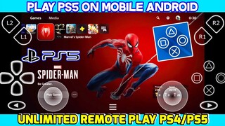 CARA MAIN PS5 DI HP ANDROID | UNLIMITED REMOTE PLAY PS