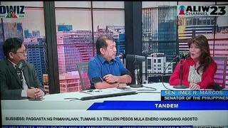 Sen. Imee Marcos with David Oro Jun Ibañez