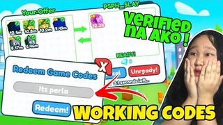 FAN GAVE ME THE LEGENDARY PET *12.3 BILLION* IN PET SIMULATOR | WORKING CODES