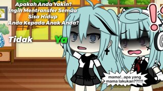 #pov :: Kamu Bingung siapa yg Transfer Sisa hidupnya ke kamu dan ternyata mamamu.. //gacha pov