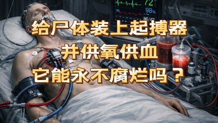 Gắn máy tạo nhịp tim và cung cấp oxy, máu cho xác chết, liệu nó có thể không bao giờ phân hủy? #Khoa