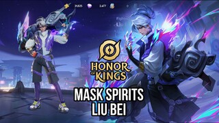 New Skin Mask Spirits Liu Bei - Honor Of Kings