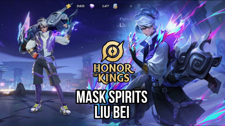 New Skin Mask Spirits Liu Bei - Honor Of Kings