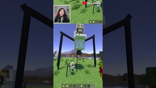 Ketika VAKUM TOILET dan ROCKET TOILET ada di minecraft ! #shorts