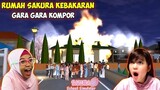 Reaksi Nafisa Fidela & Nicole Annabelle RUMAH SAKURA KEBAKARAN | Sakura School Simulator Indonesia