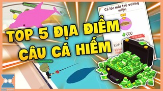 PLAY TOGETHER | TOP 5 ĐỊA ĐIỂM CÂU CÁ CỰC HIẾM - THÀNH ĐẠI GIA CÓ GÌ KHÓ? | Zieng Gaming