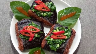 mắm cá mặn.mùi vị y mặn,món chay,