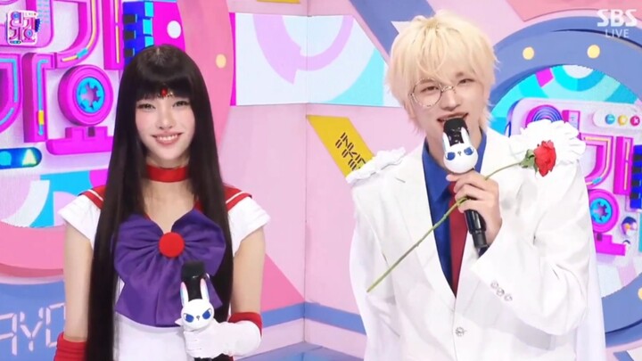 They performed “Magical Girl,” “Danger,” “ZAP,” and “CHOOM” — Shinwi x Yoonah 🌹🌙 Today’s theme is Sa
