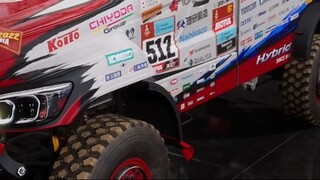 Hino 600 Hybrid. hino Team Sugawara. Dakar 2022.
