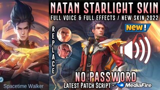 New Natan Starlight Skin Script No Password | Full Sound & Full Effects | Mobile Legends