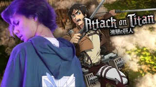 MAMPIR KE DINDING ATTACK ON TITAN !!! Titannya barbar sangat... 😱