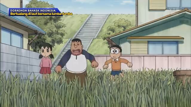 Doraemon - Bertualang di laut bersama lumba-lumba