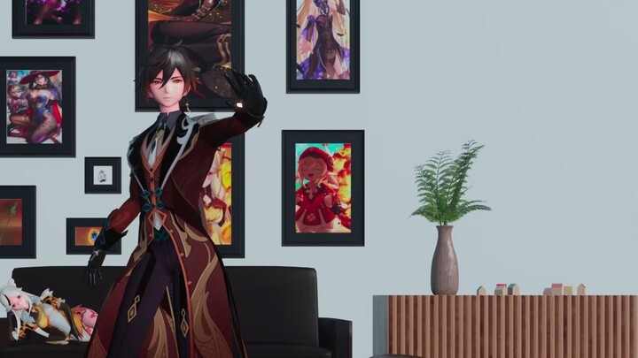[Genshin Impact MMD] When men become coquettish, women have nothing to do (Zhongli Chapter)