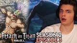 THE PLAN FOR EREN! THE BEAST TITAN RETURNS!! | Attack on Titan REACTION Season 2 Episode 3