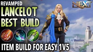 Revamped Lancelot Best Build | Revamped Lancelot Build and Gameplay | MLBB