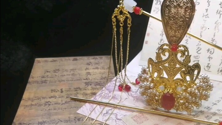 The production process of the Prince Yueshen Hair Crown, 4.0 in production