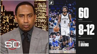 ESPN reacts to Kyrie Irving scores Nets' record 60 points vs. Magic 150-108