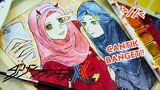 CANTIK BANGET UKHTI!! >//< Drawing ZERO TWO & ICHIGO - Darling in the Franxx // #FAMTHR