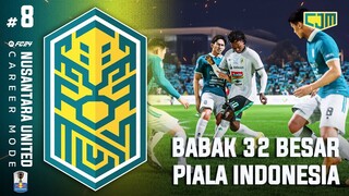 FC 24 Nusantara United Career Mode | Laga Hidup Mati Piala Indonesia Lawan PSS Sleman #8