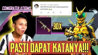 Trik NgeGacha Peti Premium Terbaru! Kelik M4 30X Pasti Dapat!! Misi Mendapatkan Skin M416 | PubgM